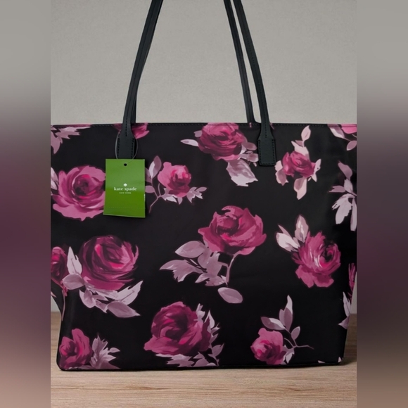 Kate Spade Margareta Blake Avenue Rose Symphony Tote Shoulder Bag (NWT) - Picture 11 of 14